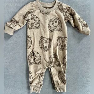 Carters Baby Onesie, Brown Bear, 6m